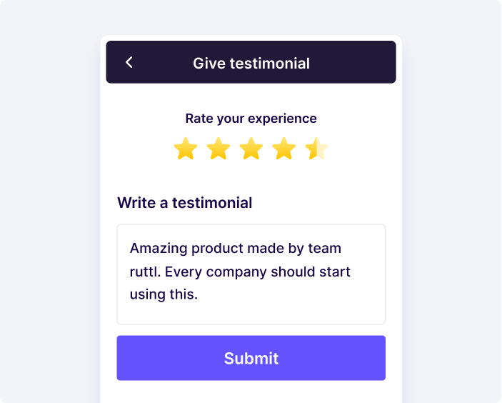 get customer testimonials