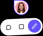Left floating image