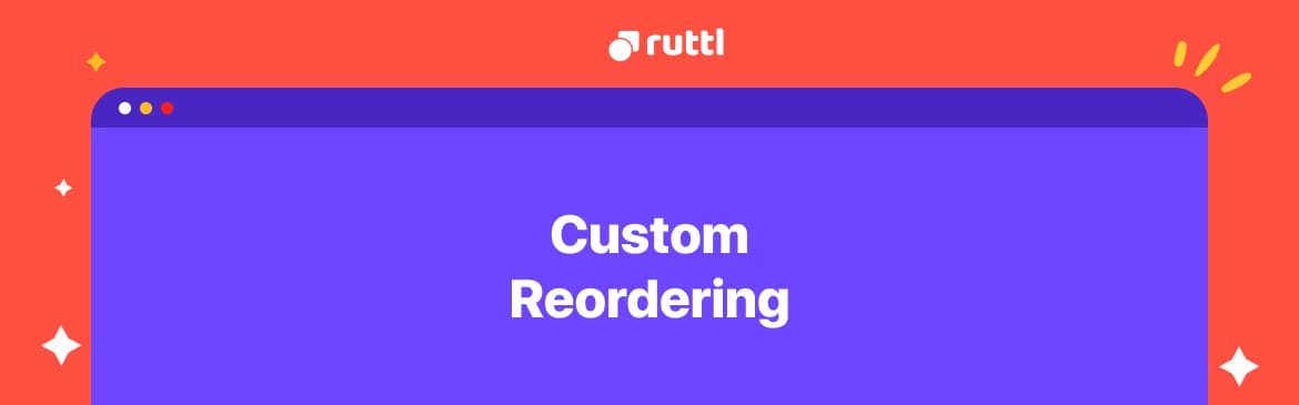 Reorder The Webpages & Images Inside Your Project