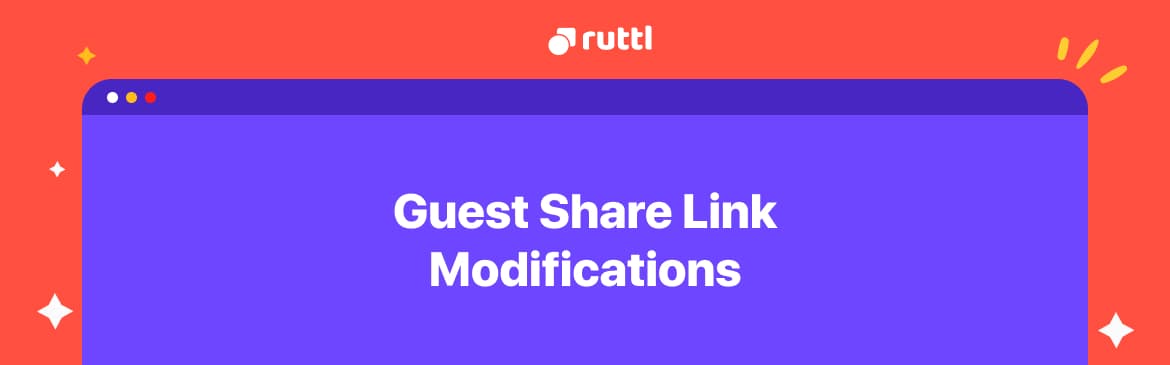 Guest Share Link Modifications