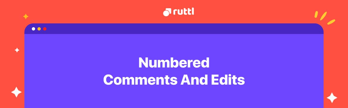 Numbered The Comments And Edits Inside Activity Panel