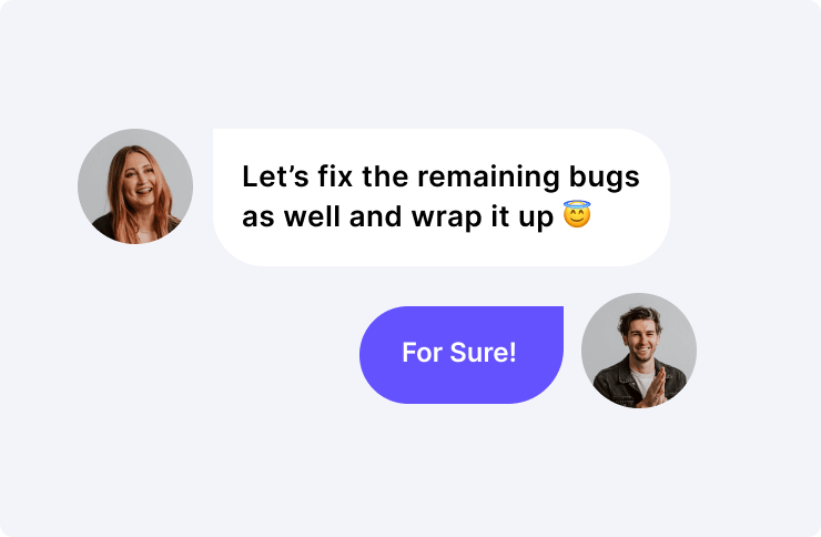 bug tracking tool Chat live with your team